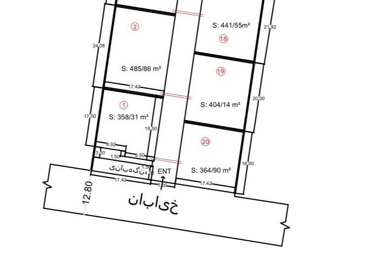 زمین در ونوش، نوشهر